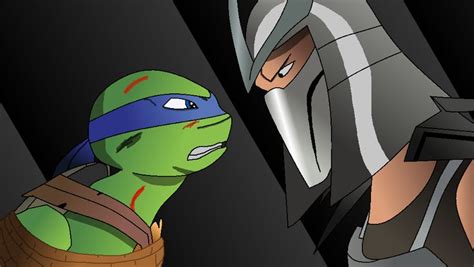 " <b>Leo</b>'s cowers a bit at the words. . Tmnt fanfiction leo raised by shredder